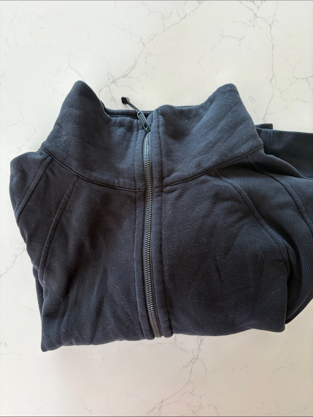 lululemon athletica black zip-up sweater